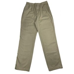 Carhartt Pants Mens Size 34x34 B132 KHI pleat chino twill Khaki Skate Work Chore